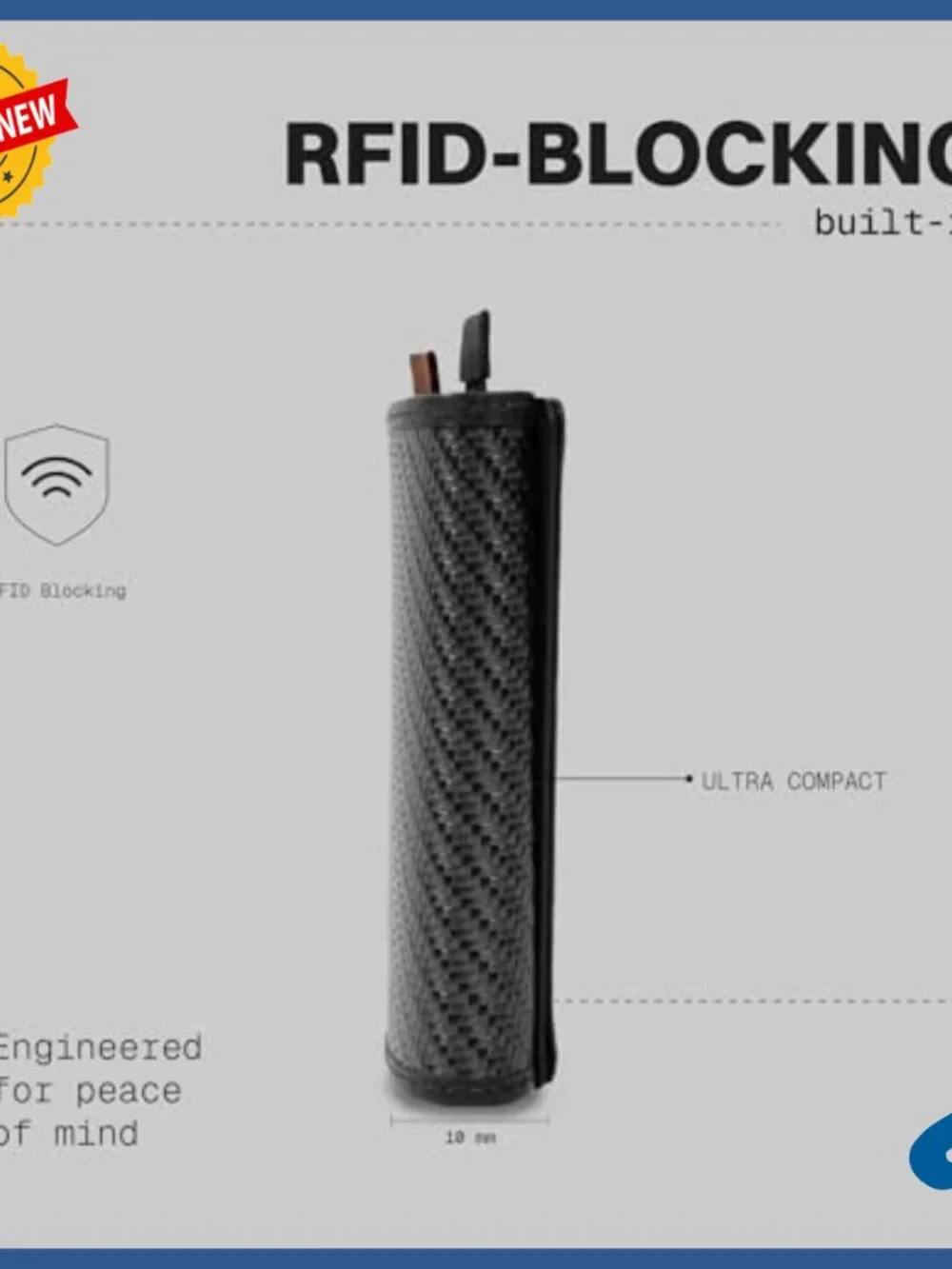 Ultra-Slim RFID Blocking Front Pocket Wallet Minimalist Card Holder